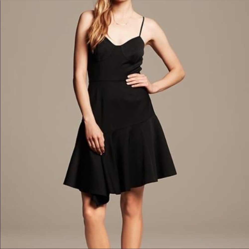 Banana Republic | Monogram Asymmetrical Dress